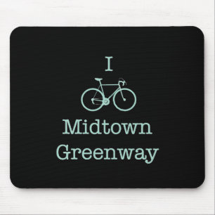 I Bike Midtown Greenway Mousepad