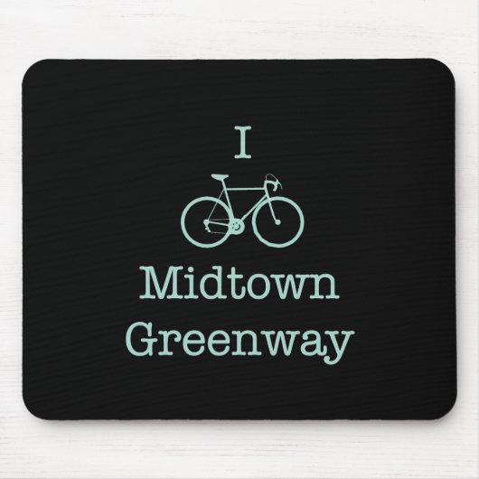 I Bike Midtown Greenway Mousepad (Vorne)