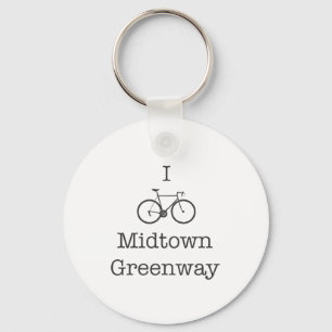 I Bike Midtown Greenway Schlüsselanhänger