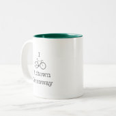 I Bike Midtown Greenway Zweifarbige Tasse (Vorderseite Links)