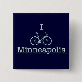 I Bike Minneapolis Button