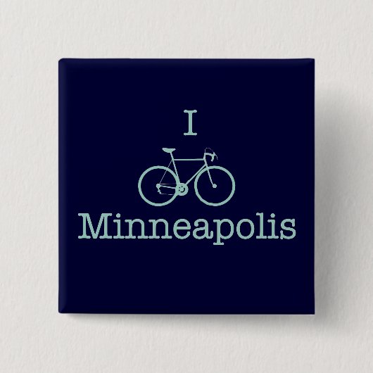 I Bike Minneapolis Button (Vorderseite)