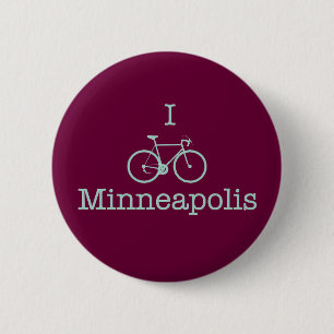 I Bike Minneapolis Button