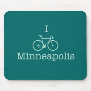 I Bike Minneapolis Mousepad