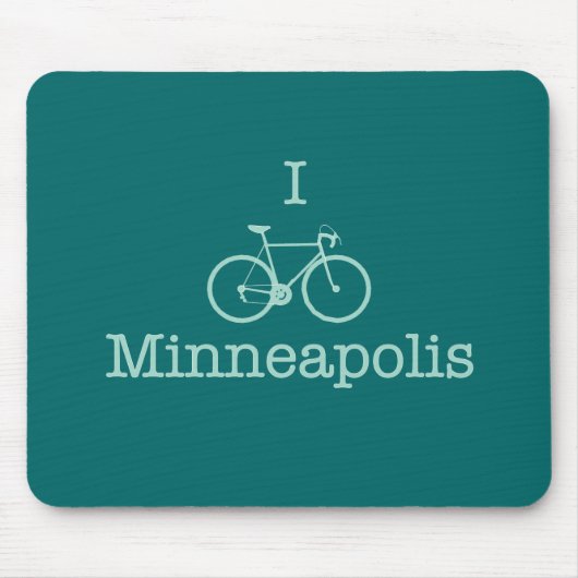I Bike Minneapolis Mousepad (Vorne)