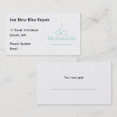 I Bike Minneapolis Terminkarte (Vorne/Hinten)