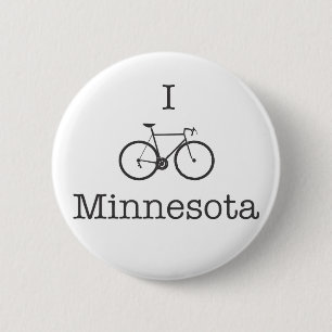 I Bike Minnesota Button