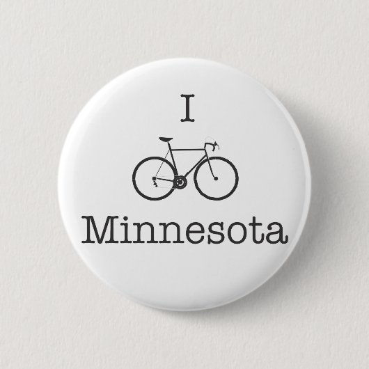 I Bike Minnesota Button (Vorderseite)