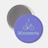 I Bike Minnesota Magnet (Vorderseite/Rückseite)