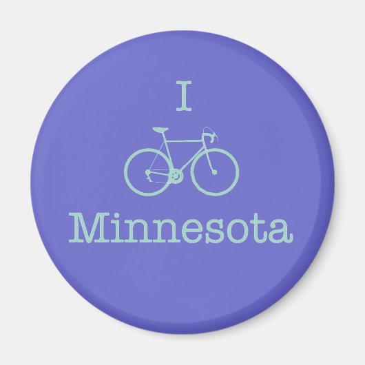 I Bike Minnesota Magnet (Vorne)