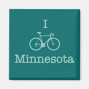 I Bike Minnesota Magnet