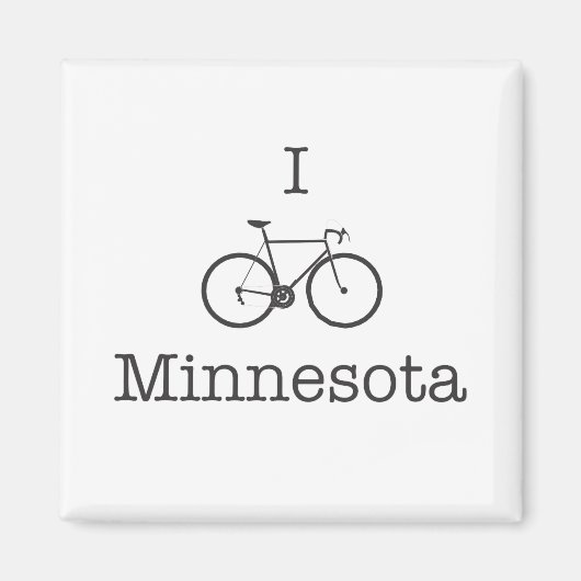 I Bike Minnesota Magnet (Vorne)