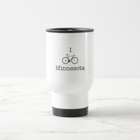I Bike Minnesota Reisebecher (Mittel)