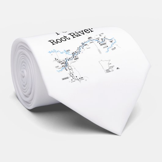 I Bike Root River Krawatte (Gerollt)