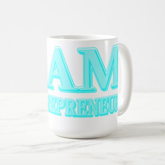 "I BIN ENTREPRENEUR" Expression Design. Jetzt kauf Kaffeetasse (VorderseiteRechts)