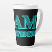 "I BIN ENTREPRENEUR" Expression Design. Jetzt kauf Milchtasse (Rechte Ecke)