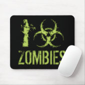 I Biogefährdung-Zombies Mousepad (Mit Mouse)