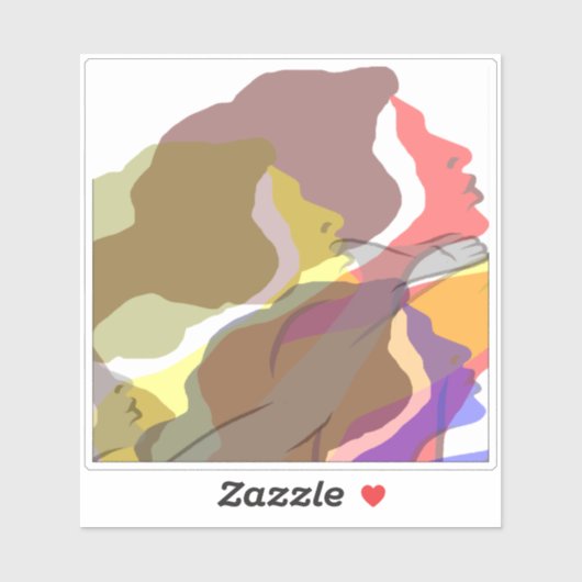 I bis 4 U Aufkleber (Blatt)