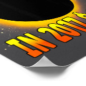 I Blacked Out 2017 Total Solar Poster (Ecke)