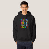 I Blasted Through 100 Days Of School 100th Day Tea Hoodie (Vorne ganz)