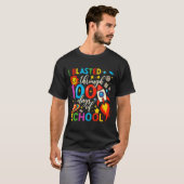I Blasted Through 100 Days Of School Celebration T-Shirt (Vorne ganz)