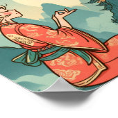 "I Bleibe Calm" Affirmation Poster (Ecke)