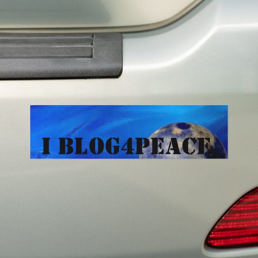 I Blog4Peace Autoaufkleber (Auf Auto)