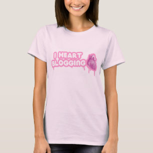 I Blogging Herz T-Shirt