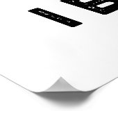 I Blue It Funny Artist Paint Pub Poster (Ecke)