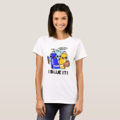I Blue It Funny Artist Paint Pub T-Shirt (Vorne ganz)