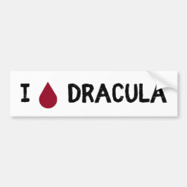 I [Blut-Tropfen] Dracula Autoaufkleber