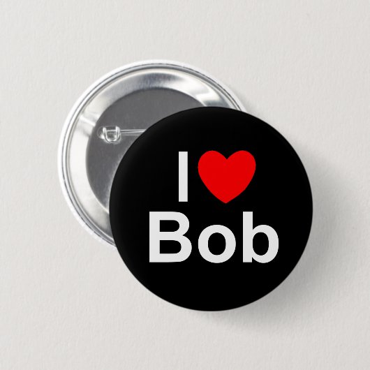 I Bob der Liebe-(Herz) Button (Vorne & Hinten)