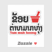 I Bok Bok (Liebe) Tam Mak Hoong Aufkleber (Blatt)