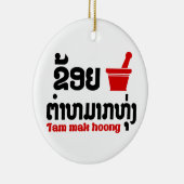 I Bok Bok (Liebe) Tam Mak Hoong Keramik Ornament (Rechts)