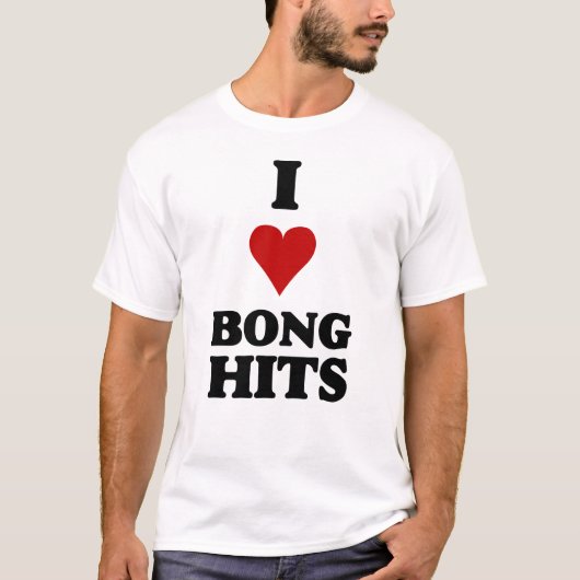 I Bong Liebe Schläge T-Shirt (Vorderseite)