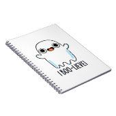I Boo-lieve Funny Positive Ghost Pun Notizblock (Rechte Seite)