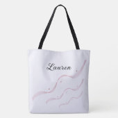 "I bought myself flowers Valentine's Tote Tasche (Rückseite)