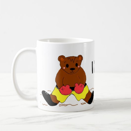 I Box - Boxer Bear Kaffeetasse (Links)