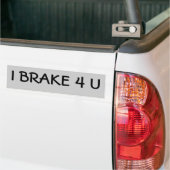 I BRAKE 4 U AUTOAUFKLEBER (Auf Lkw)