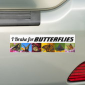 I Brake for Butterflies Autoaufkleber (Auf Auto)