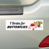 I Brake for Butterflies Autoaufkleber (Auf Auto)