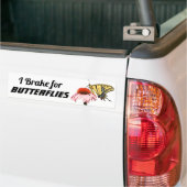 I Brake for Butterflies Autoaufkleber (Auf Lkw)