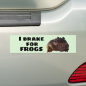 I brake for frogs autoaufkleber (Auf Auto)