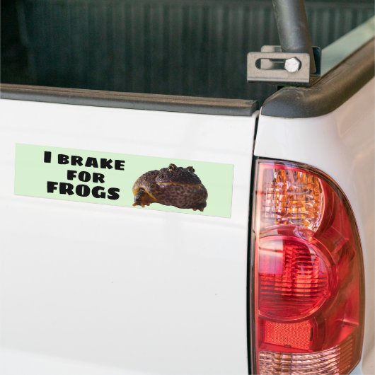 I brake for frogs autoaufkleber (Auf Lkw)