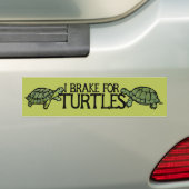 I Brake for Turtles Autoaufkleber (Auf Auto)