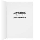 I Break for Sasquatch and You Valentine's Day Card (Innen (Rechts))