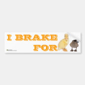 I Bremse für adorable Ducklings Foto Personalisier Autoaufkleber (Vorne)