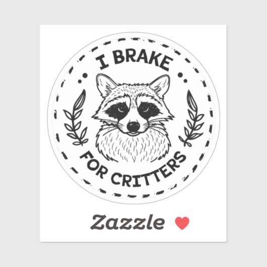 I Bremse für Kritter Aufkleber (Blatt)