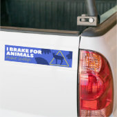 I Bremse für Tierschutz Autoaufkleber (Auf Lkw)