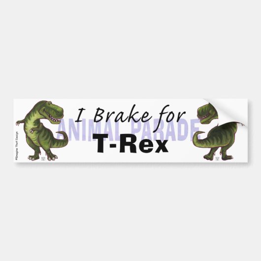 I Bremse für TRex Autoaufkleber (Vorne)
